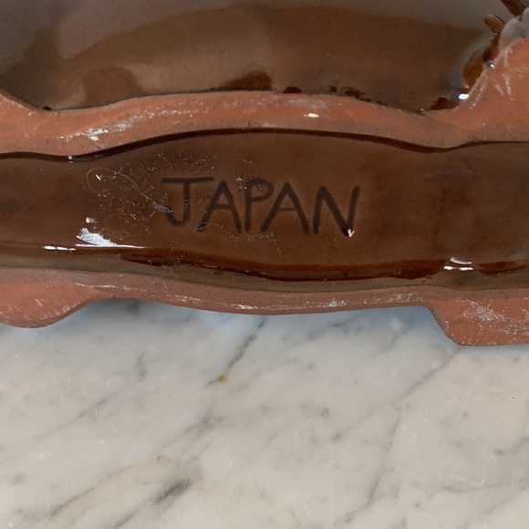 Mid Century Modern Dachshund Pottery Planter Japan 11 x 3 - Picture 5 of 7